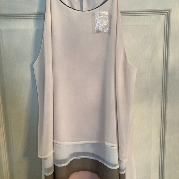 RW& Co. Blush Sleeveless top - New - Picture 1 of 7